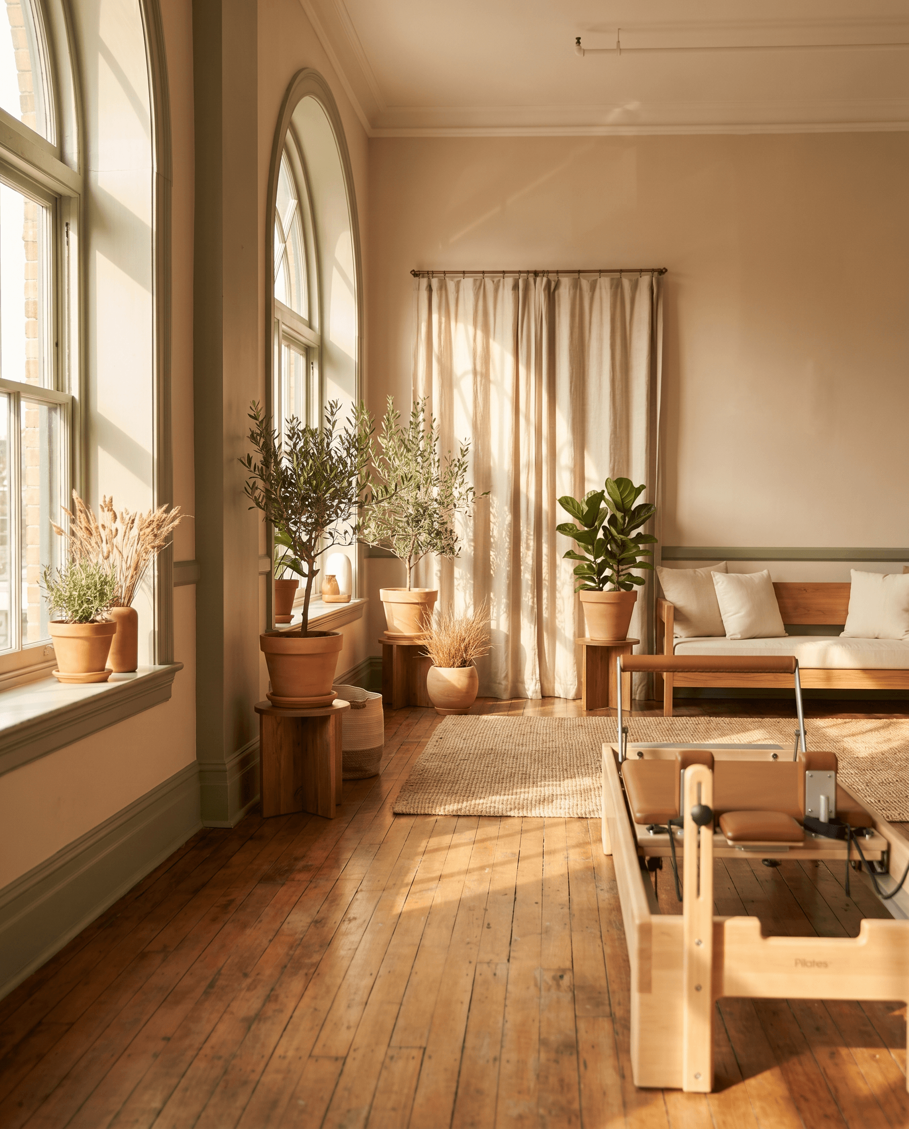 A sunlit physical therapy and Pilates studio at Back to Life in Marlton, NJ